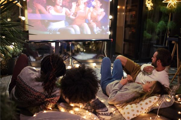 noche de cine con amigos